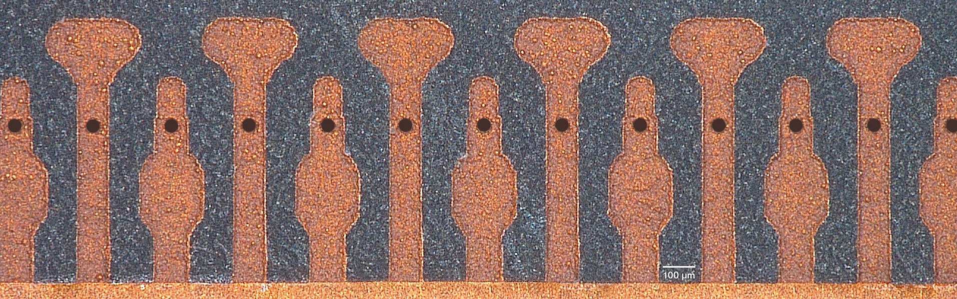 [Translate to USA:] Pre-mold Leadframe for fine pitch, chip scale (CS) quad-flat no lead (QFN) packages 