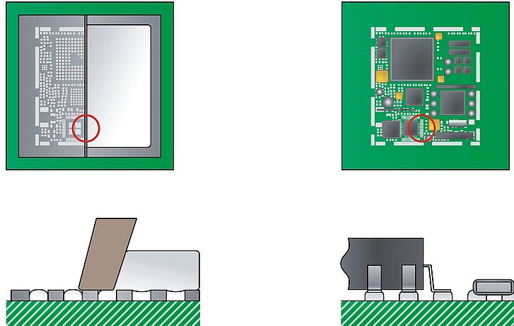 Application of solder paste Application of solder paste