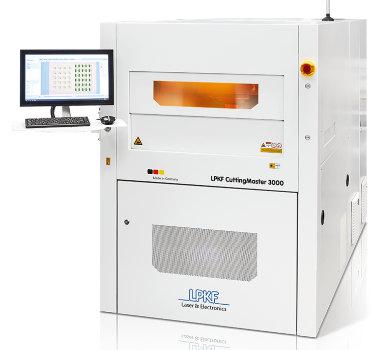 The CuttingMaster 3000 can be integrated as a stand-alone and in-line system The CuttingMaster 3000 can be integrated as a stand-alone and in-line system