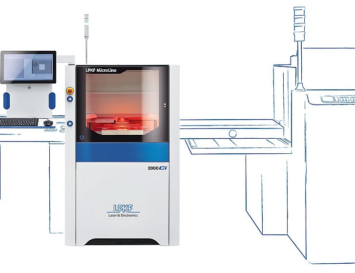LPKF MicroLine 2000 laser depaneling system