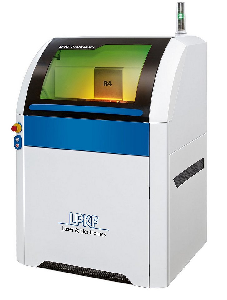 Photo of the Laser system LPKF ProtoLaser R4